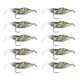 thumbnail image 3 of 10 piezas de cebo de simulación de camarón suave, cebo de anzuelo, señuelos de pesca de lubina, 3 of 15