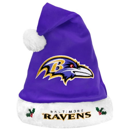 Forever Collectables NFL Santa Hat, Baltimore Ravens