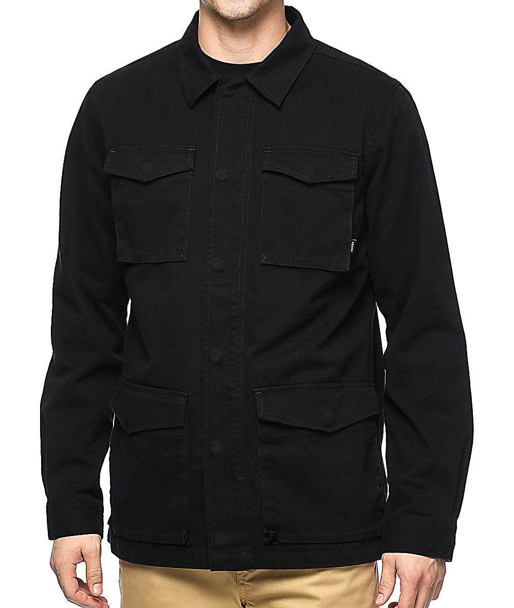 Vans X Men's Black Casual Jacket Size XL - Walmart.com