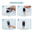 thumbnail image 3 of SUWU Pulse Oximeter Fingertip Oxygen Monitor Fingertip for Sports Use,with Lanyard Rose Red, 3 of 7