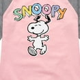thumbnail image 3 of Peanuts - Snoopy Sketchy - Youth Girls Raglan Tee, 3 of 6