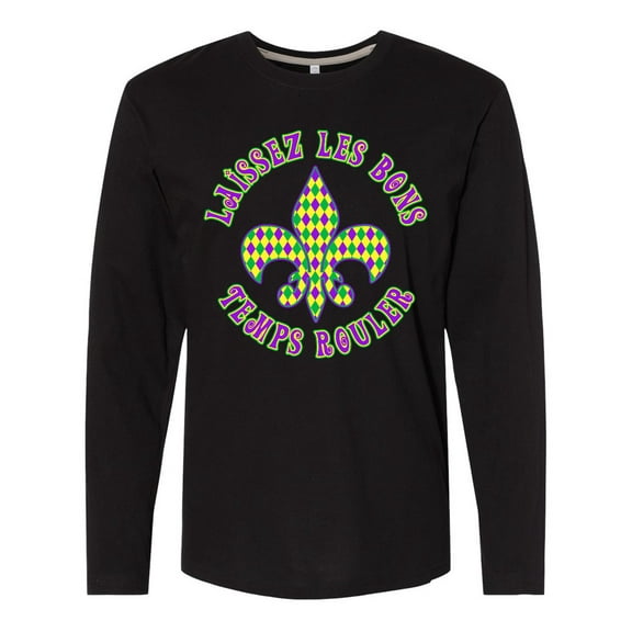 Inktastic French Mardi Gras Long Sleeve T-Shirt