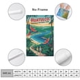 thumbnail image 2 of Vintage Wall Art Huatulco National Park Mexico Retro Travel Poster Tropical Jungle Landscape Canvas Poster, 2 of 8