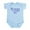 Sky Blue, variant on CafePress - Mommy Loves Me Infant Bodysuit - Baby Light Bodysuit, Size Newborn - 24 Months
