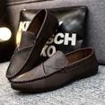 thumbnail image 3 of Men Loafers Casual Shoes New Handmade Moccasins Shoes Men 2024 Comfortable Driving Leather British Shoes Designer Male Sneakers, 3 of 5