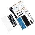 thumbnail image 3 of Kit De Reloj Digital De Bricolaje Recargable De 4 Dígitos, Kit De Práctica De Soldadura De Reloj Electrónico Proyectos De Soldadura De Reloj Despertador Controlado Por Luz Para, 3 of 7