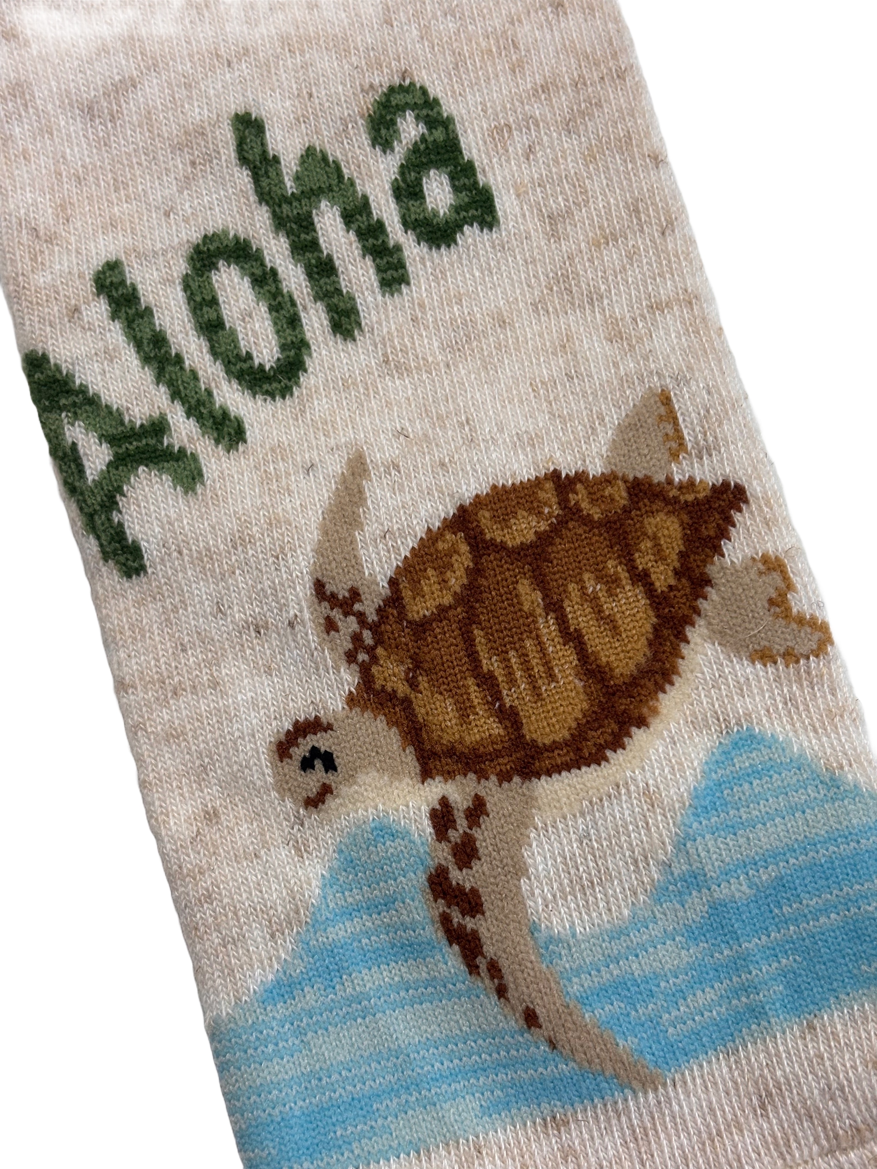 Adult Aloha Sea Turtle Sock for Men and Women