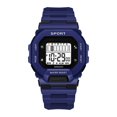thumbnail image 1 of Student Watch LED Large Screen Waterproof Adjustable Multifunctional Comfortable to Wear Square Dial LED Digital Watch Daily Wear, 1 of 11