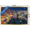 thumbnail image 3 of Beth Sheridan - San Antonio Holiday Wall Poster, 22.375" x 34", Framed, 3 of 3