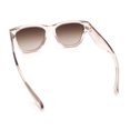 thumbnail image 7 of Retro Gentlemanly Vintage Style Horn Rim Hipster Plastic Sunglasses Peach - Brown, 7 of 7