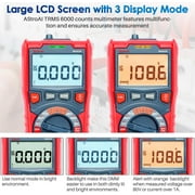 AstroAI Digital Multimeter, TRMS 6000 Counts Auto-Ranging Voltage Tester