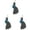 Blue*3, variant on Clearance Under $1 Animal Shaped Hanging Ornament Crystal Style Peacock Art Pendant for Christmas Tree Home Holiday Decoration