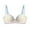 Beige, variant on Women' Underwire Bra,No Underwire Plus Scoop Convertible Straps Triangle Beige XL