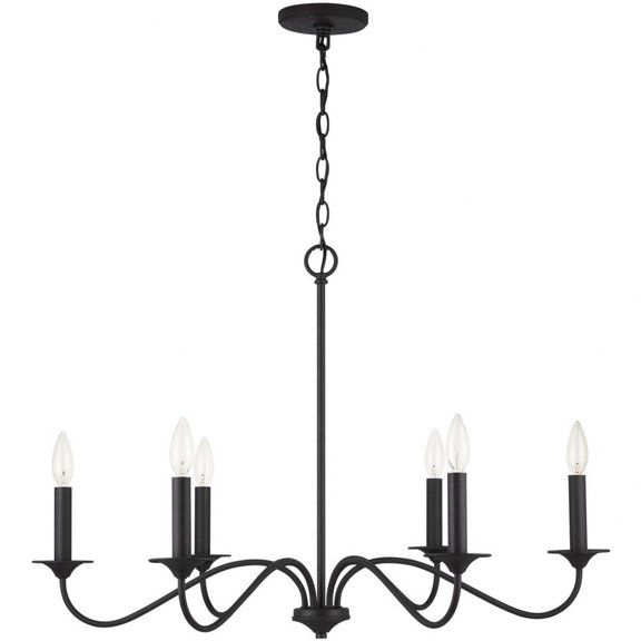 6 Light Chandelier     -Traditional Installation Capital Lighting 437262Bi