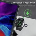 thumbnail image 2 of Cargador inalámbrico ligero USB C de 25 W para Apple Watch Series 7 6 5 4 3 2 Soporte de estación de carga rápida para iWatch tipo C JShteea El nuevo, 2 of 6