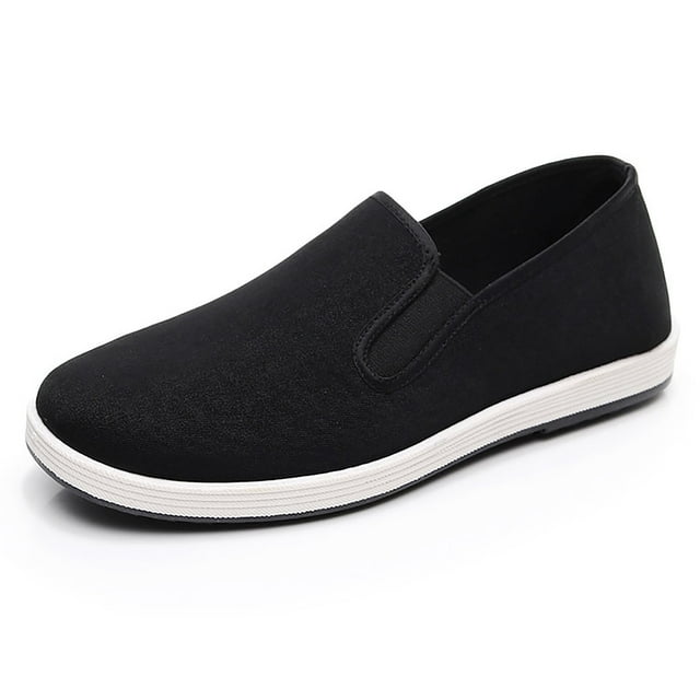 Chaussures en Tissu Décontractées Confortables d'Été pour Hommes Grande Taille Chaussures Simples
