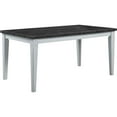 thumbnail image 1 of ACME Lanton Dining Table in Marble & Antique White Finish, 1 of 4