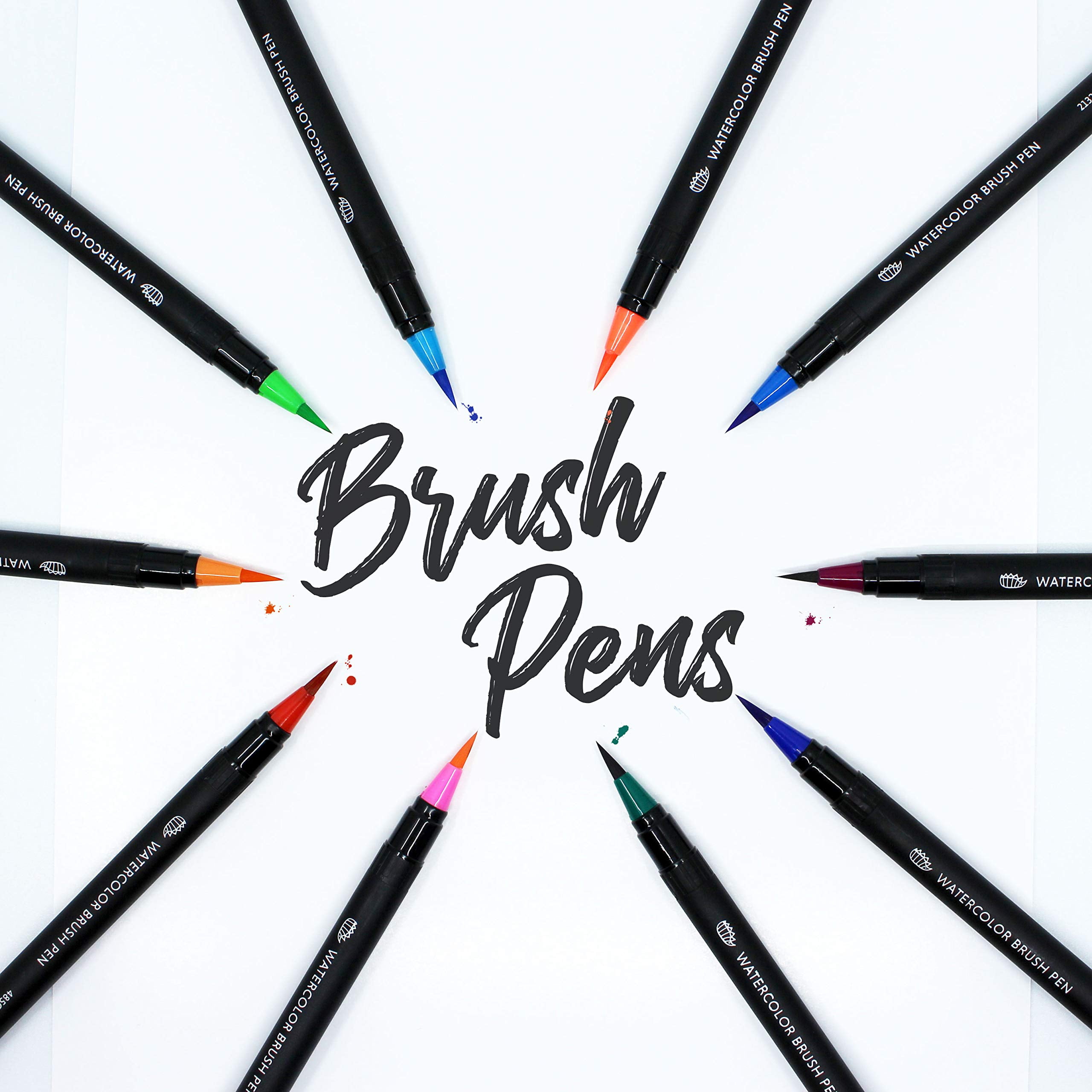 Real Brush Pens® Single Color - Pack of 4