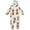 Cute Yaks Cow Pattern, variant on Soft Big Kids Onesie Pajamas Cozy Loose-Fit Jumpsuits for kids with Pockets for Christmas Lounge & Play Dog Head and Paw Prints
