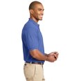 thumbnail image 3 of Port Authority Men's Pique Knit Polo 5XL Faded Blue, 3 of 6