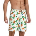 thumbnail image 2 of Sikiie Cute Carrot Mens Pajama Shorts, Lightweight Lounge Pant with Pockets Soft Sleep Pj Shorts for Men3X-Large, 2 of 6