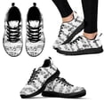 thumbnail image 1 of Zapatos de malla con estampado de notas musicales para mujer, zapatos de primavera para mujer, zapatillas planas con cordones, calzado de talla grande para mujer, 1 of 6