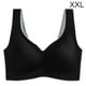 thumbnail image 1 of Sujetador sin costuras Sport Yoga Running Hacer subir Vest Underwire Soft Sleep Ropa interior de mujer, Negro, XXL sidaley  AP001300-04B, 1 of 7