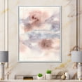 thumbnail image 2 of Pastel Abstract With Gray Blue Pink and Red Spots 16 in x 32 in Framed Painting Canvas Art Print, by Designart, 2 of 5