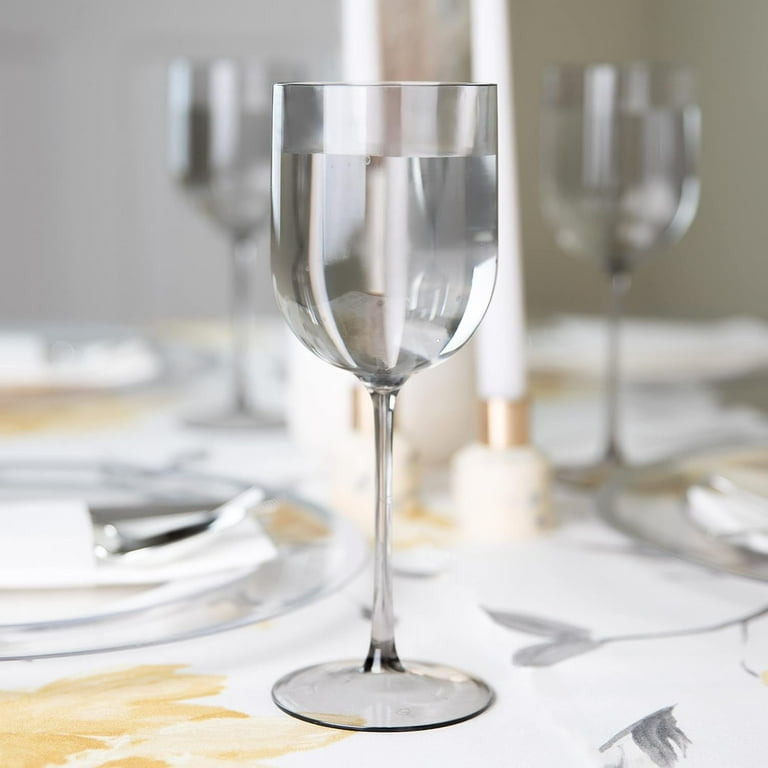 PLASTICPRO 12 Oz Plastic Wine Glasses 10-Pc Disposable Wine Glasses Drinking  Set - Walmart.com