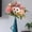 C, variant on WMTOKK Artificial Hydrangea Flower Bouquet Fake Rustic Floral Arrangement for Farmhouse Wedding Table Centerpiece Vase Living Room Home Decoration (B)