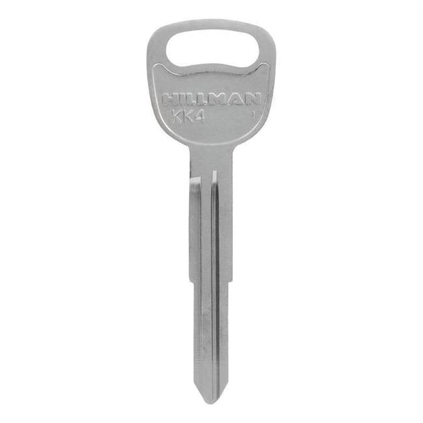 Llave en blanco Hillman KK-4 para Kia de doble cara