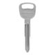 thumbnail image 1 of Llave en blanco Hillman KK-4 para Kia de doble cara, 1 of 1