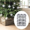 thumbnail image 6 of 24x Christmas Balls Christmas Tree Baubles Crafts Shatterproof Xmas Decorative Christmas Tree Ornaments for Holiday, Wedding, 6 of 9