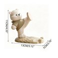 thumbnail image 3 of Virelaxpo Resin Phone Stand with Bear for Desk Home Office Video Calls and Entertainment Hands-Free Holder Decorative Ornament, 3 of 9