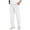 White, variant on Men Cargo Scrub Pants Classic Straight Leg Fit Multi Pockets 4 Way Stretch Anti Wrinkle Moisture Wicking