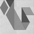 thumbnail image 1 of Ahgly Company Machine Washable Indoor Square Transitional Gray Area Rugs, 4' Square, 1 of 7