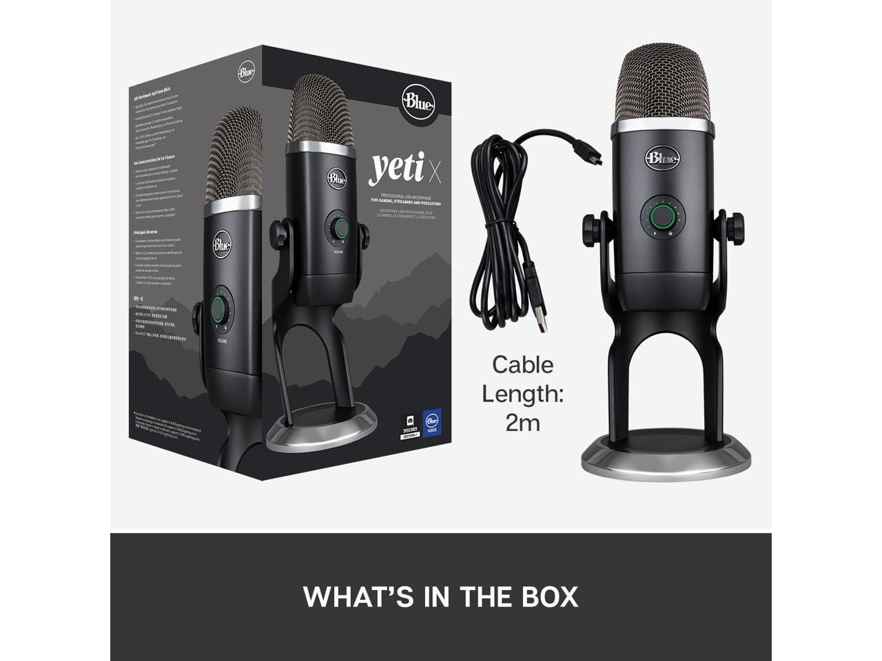 Blue YETI X プロフェッショナル USBマイク Yeti X - Professional USB Microphone | Logitech G