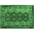 thumbnail image 1 of Ahgly Company Indoor Rectangle Oriental Emerald Green Traditional Area Rugs, 2' x 4', 1 of 4