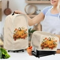 thumbnail image 2 of Renewold Blender Cover & Toaster Cover 2 Slice Pumpkins Harvest Wide Slot Bread Toaster Cover Thanksgiving Maple Leaves Coffee Milk Maker Cover Oil Proof Farmhouse Fall Kitchen Appliance Cover, 2 of 6