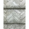 thumbnail image 4 of Chesapeake Canelle Taupe Brick Herringbone Wallpaper, 4 of 7
