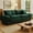 Green, variant on 84" Oversized Loveseat Sofa,Upholstered Corduroy Couch 2-3 Seater,Sailboat-Shape Loveseat with Deepseat,Soft Wide Armrest,Pillows for Living Room,Apartment,Dorm,Office,Small Space,Grey