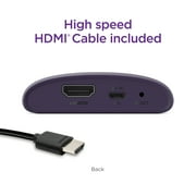 Roku LE HD Streaming Media Player with High Speed HDMI ® Cable and Simple Remote