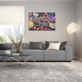 thumbnail image 5 of Epic Art 'Elephants and Butterflies' by Carissa Luminess, Acrylic Glass Wall Art, 36"x24", 5 of 8