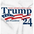 thumbnail image 2 of Donald Trump for 2024 President Unisex Plus Fleece Graphic Hoodie Brisco Brands 2X, 2 of 5