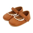 thumbnail image 2 of goowrom Newborn Princess Shoes, Baby Prewalker with Hook and Loop, 2 of 10