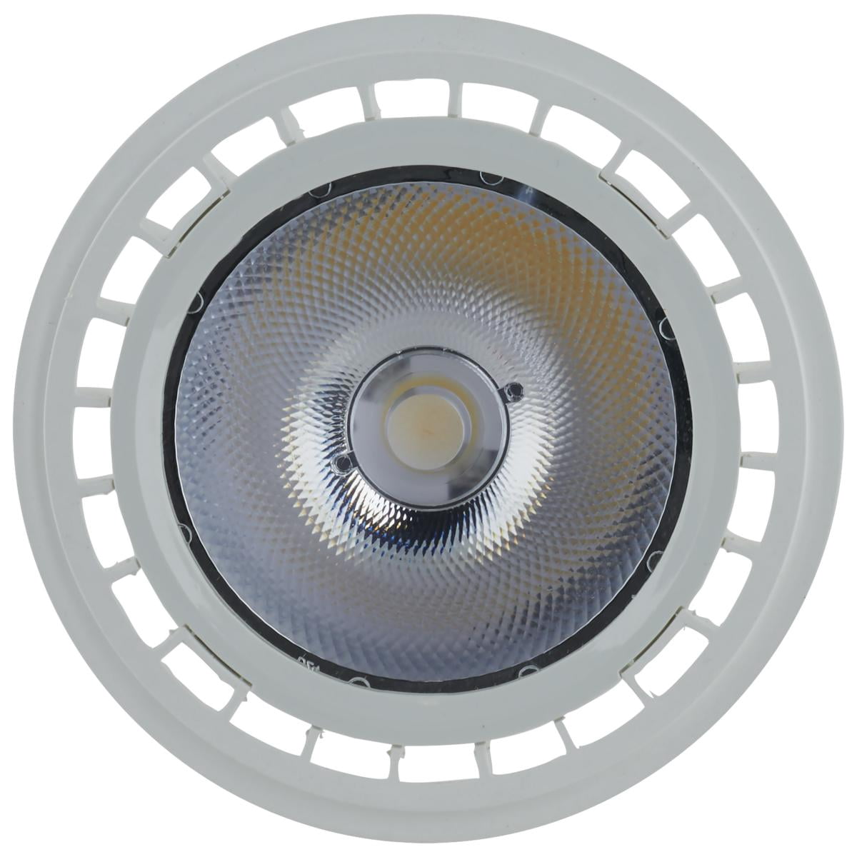 Satco S12247 12W 12V AR111 COB LED Flood Light Bulb 3000K 900L G53 Base (1 Pack)