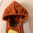 thumbnail image 5 of Baby 𝐂ostumes Hot Dog 𝐂ostume Zipper Hooded Sleeveless Romper Stockings Infant Clothes, 5 of 8