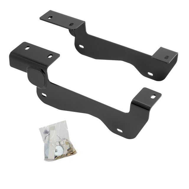 Fits 2015-2020 Ford F-150 Reese Fifth Wheel Trailer Hitch Mount Kit 50087 Custom Quick; 2 Brackets; Bolt-On Bracket; Drilling Required To Mount Rails; Includes Hardware; Requires Rail Kit