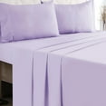 thumbnail image 5 of MyOwn Full Size Sheet Set - Cotton Rich Bedding Sets Full, 4 Piece Deep Pocket Full Bed Sheets - Ultra Soft, Wrinkle Resistant, Quick Dry, Easy Care Full Sheets - Purple, 5 of 6