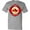 AC-Heather Grey, variant on Inktastic Maltese Cross Firefighter T-Shirt